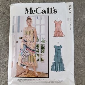 2/$10 McCall's M8214 Pattern